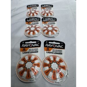 98 Rayovac Extra Advanced Size 13 Hearing Aid Batteries 1.45V Zinc Air Exp 2024